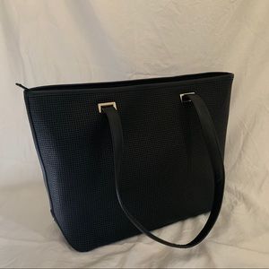 Lo & Sons Seville Tote Perforated Saffiano Leather